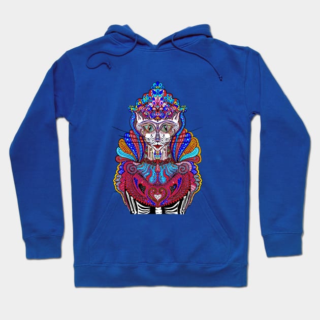 Sugar Skull Kitten Hoodie by A For Animals